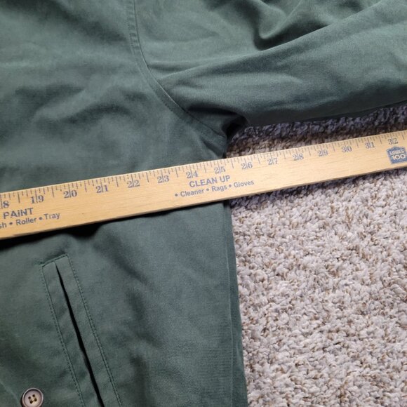 Chaps RALPH LAUREN Jacket Mens XL Bomber Green Washed Golf Full Zip - Picture 3 of 7